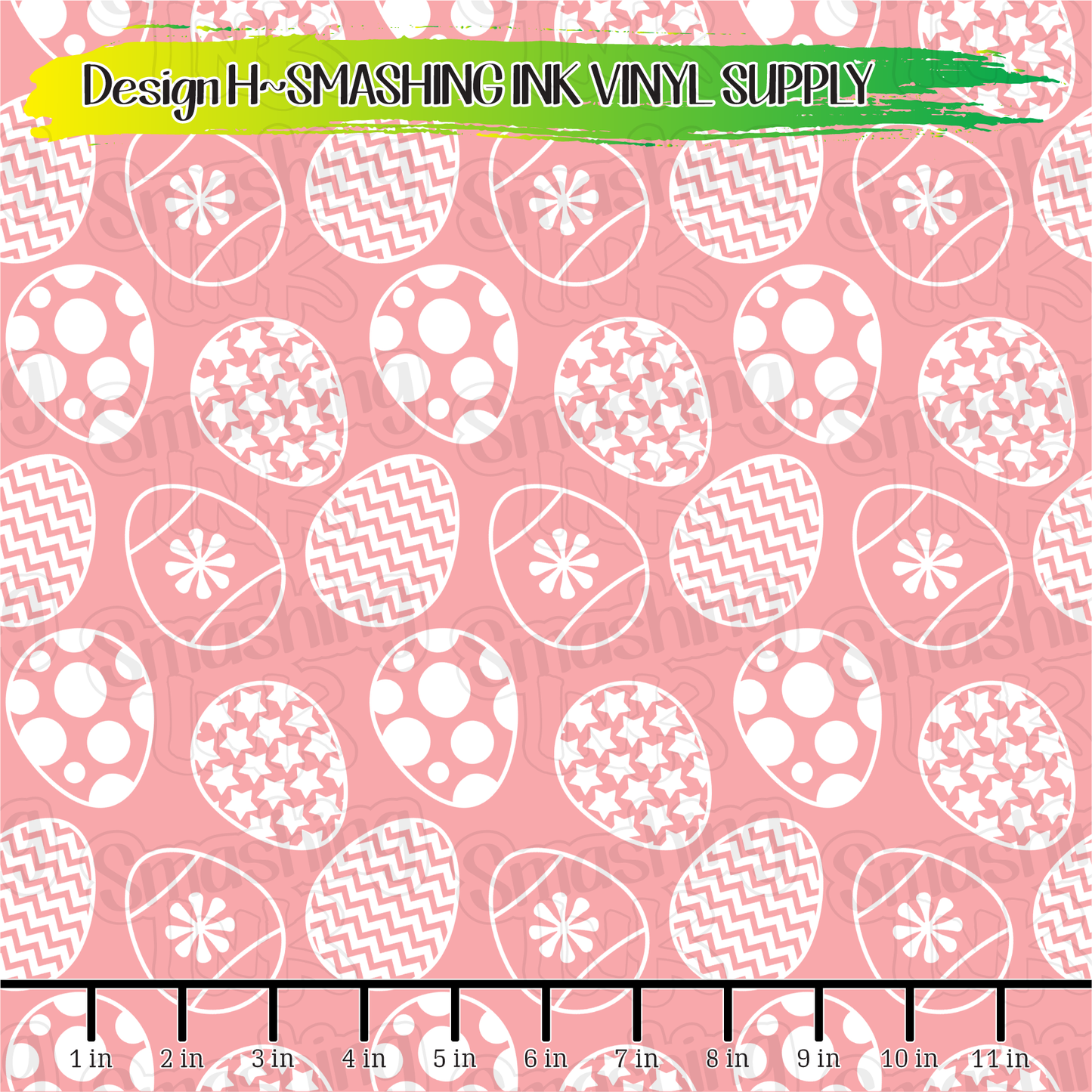 Colorful Eggs ★ Printed Vinyl Sheets | Faux Leather | Laser Safe