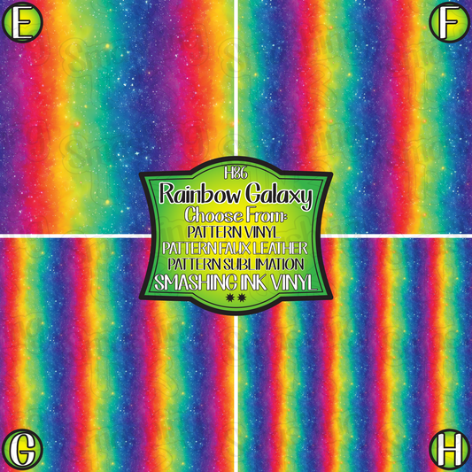 Rainbow Galaxy ★ Laser Safe Adhesive Film (TAT 3 BUS DAYS)