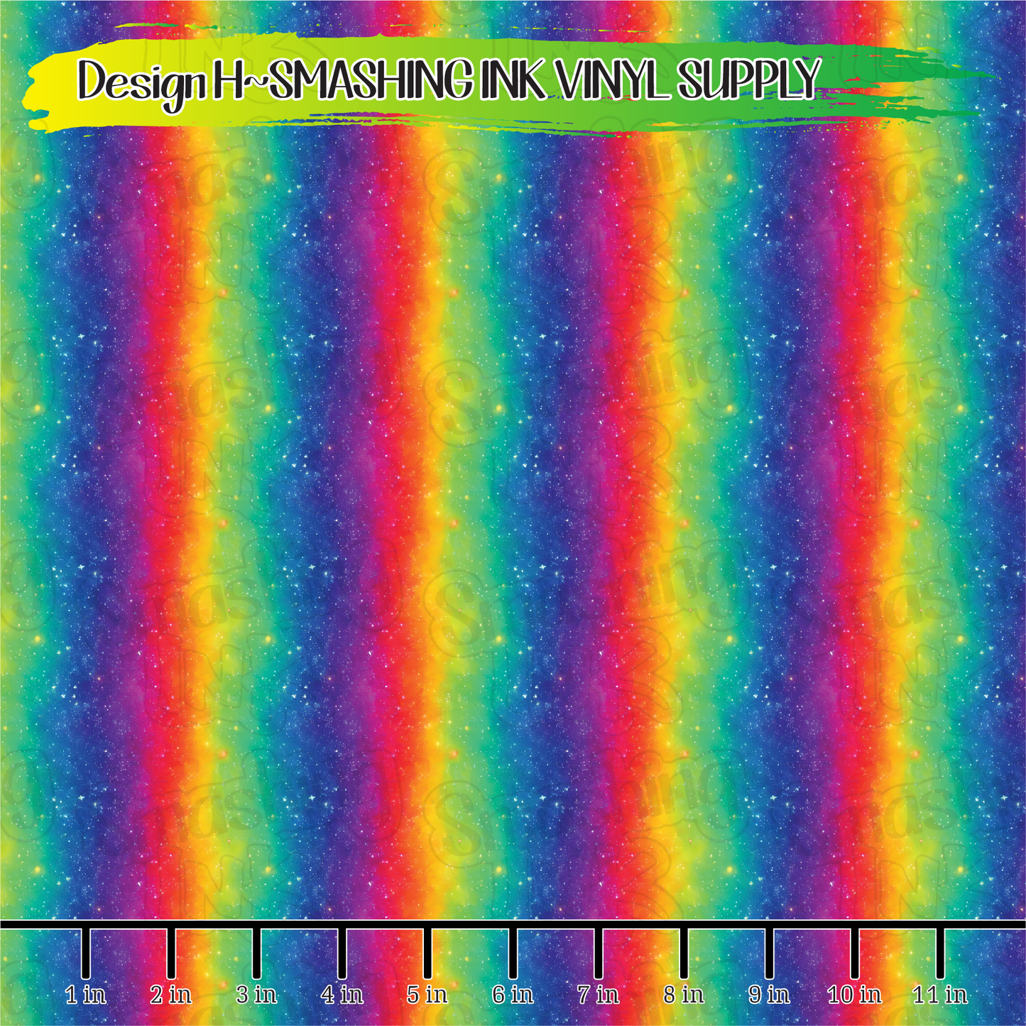 Rainbow Galaxy ★ Printed Sheets | Faux Leather | Laser Safe