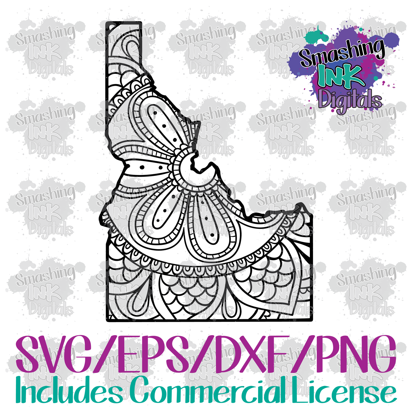 Idaho Mandala - SVG Cutting File