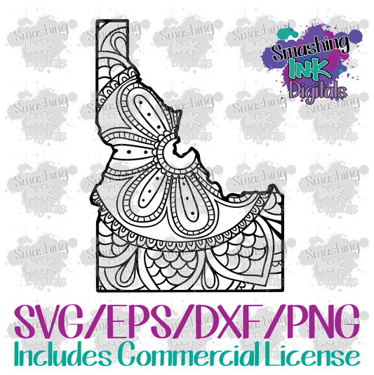 Idaho Mandala - SVG Cutting File