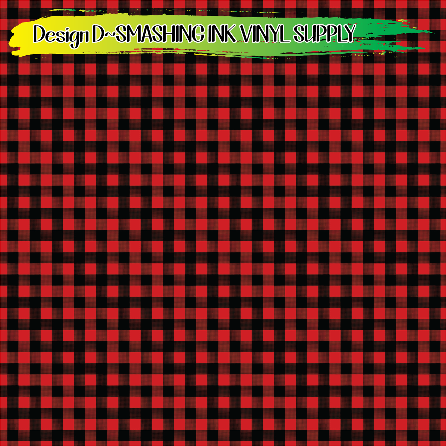Red Buffalo Plaid ★ Printed Vinyl Sheets | Faux Leather | Laser Safe