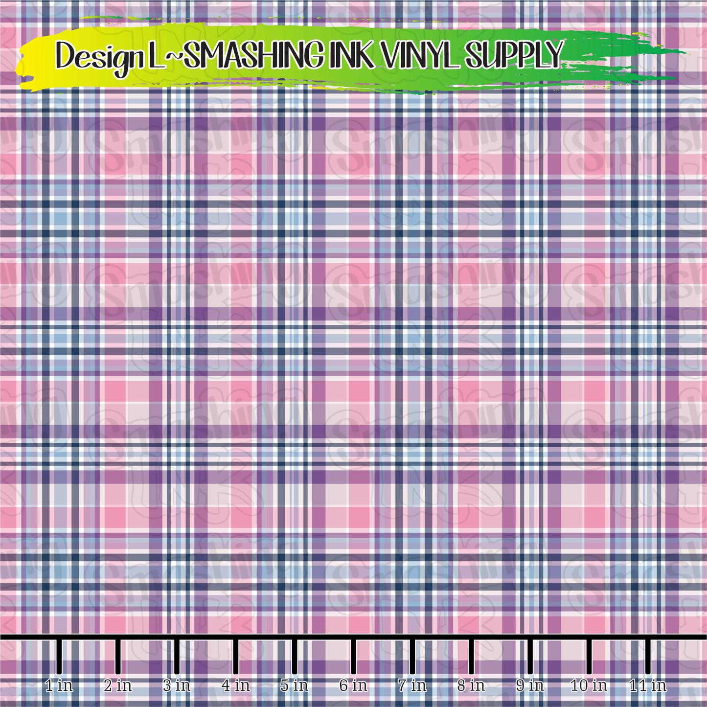 Winter Purple Plaid ★ Printed Vinyl Sheets | Faux Leather | Laser Safe