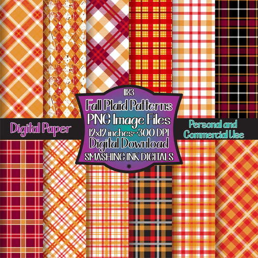 Fall Plaid - Digital Paper