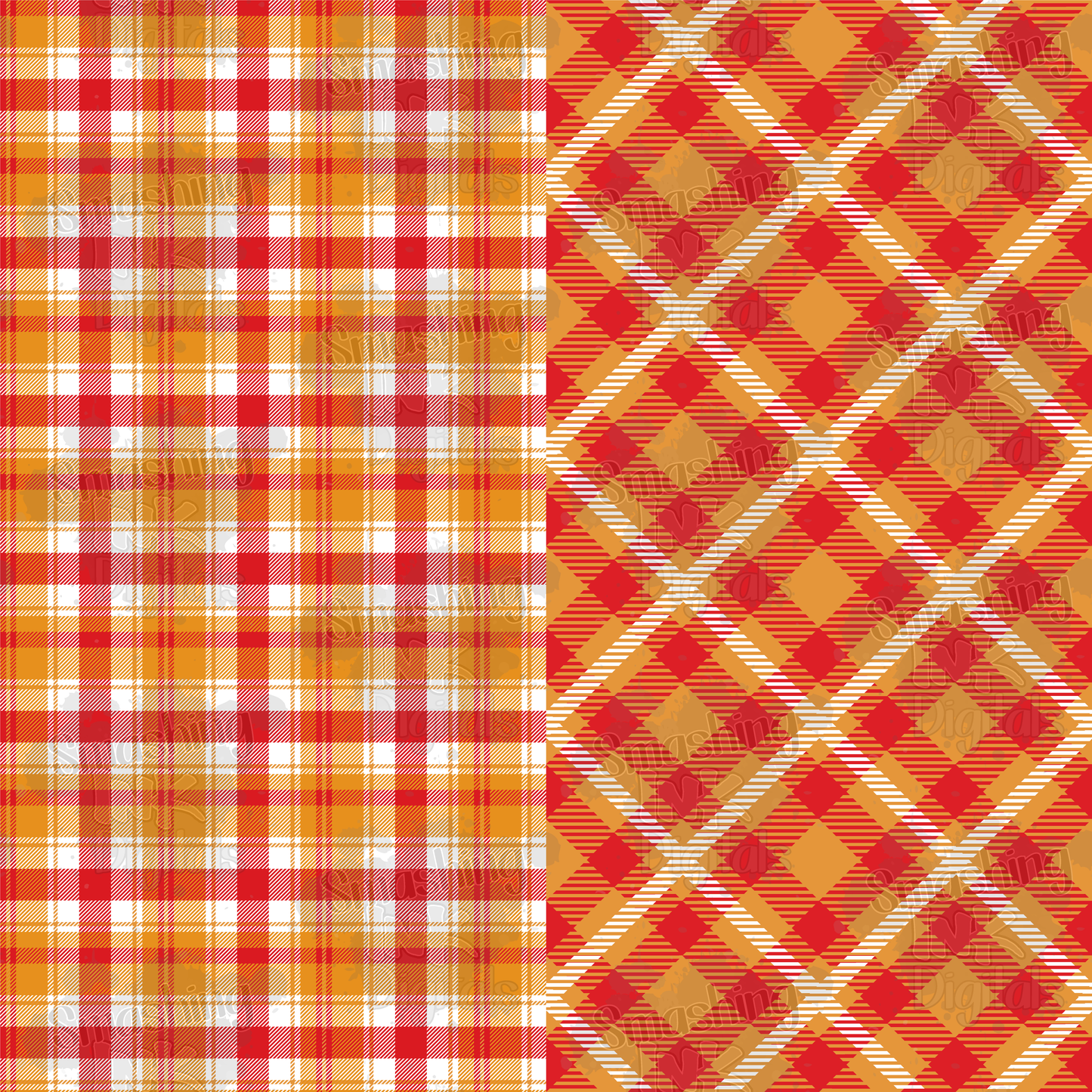 Fall Plaid - Digital Paper