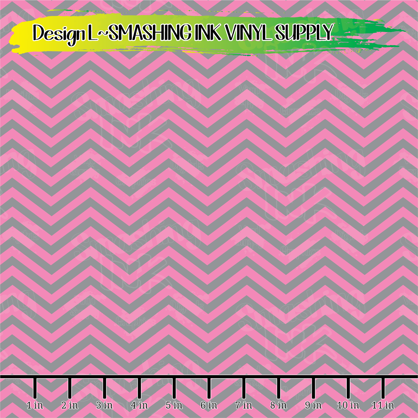 Pink & Grey Chevron ★ Printed Vinyl Sheets | Faux Leather | Laser Safe