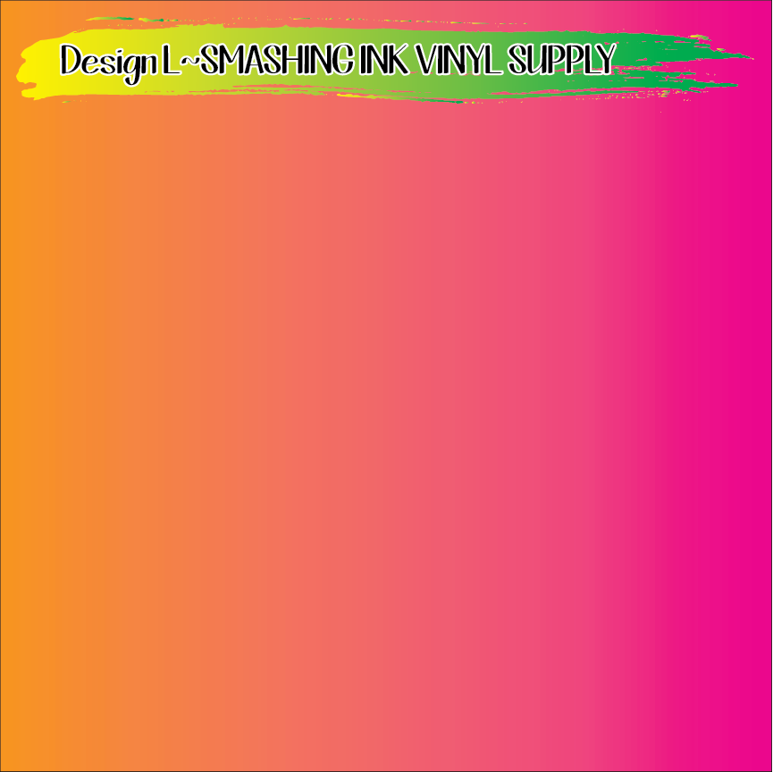 Pink Ombre ★ Printed Vinyl Sheets | Faux Leather | Laser Safe