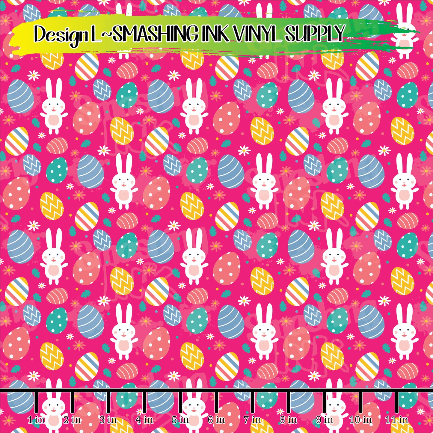 Easter Pattern ★ Printed Vinyl Sheets | Faux Leather | Laser Safe