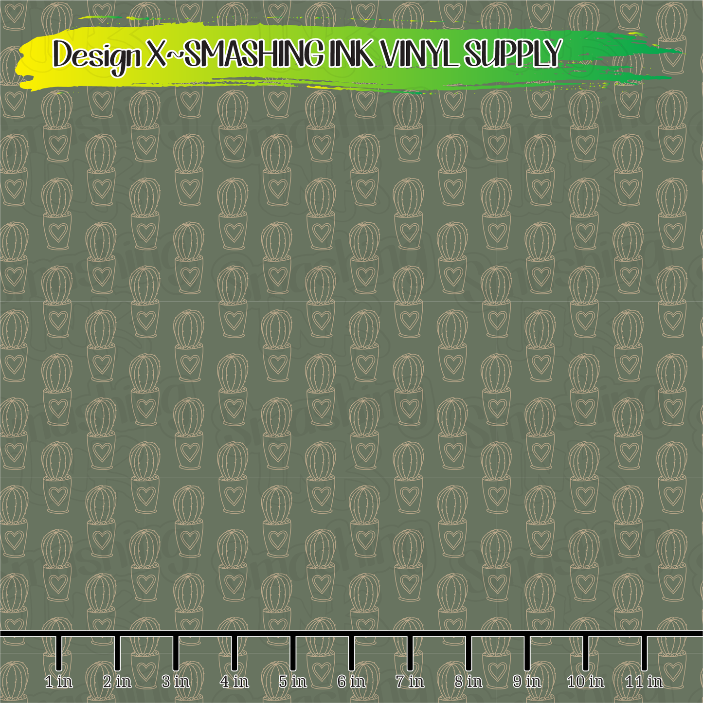 Succulents ★ Printed Sheets | Faux Leather | Laser Safe