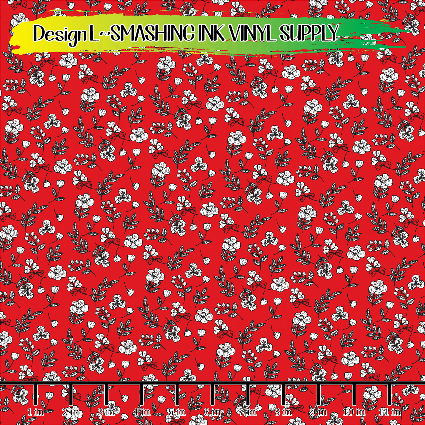 Fall Floral ★ Printed Vinyl Sheets | Faux Leather | Laser Safe