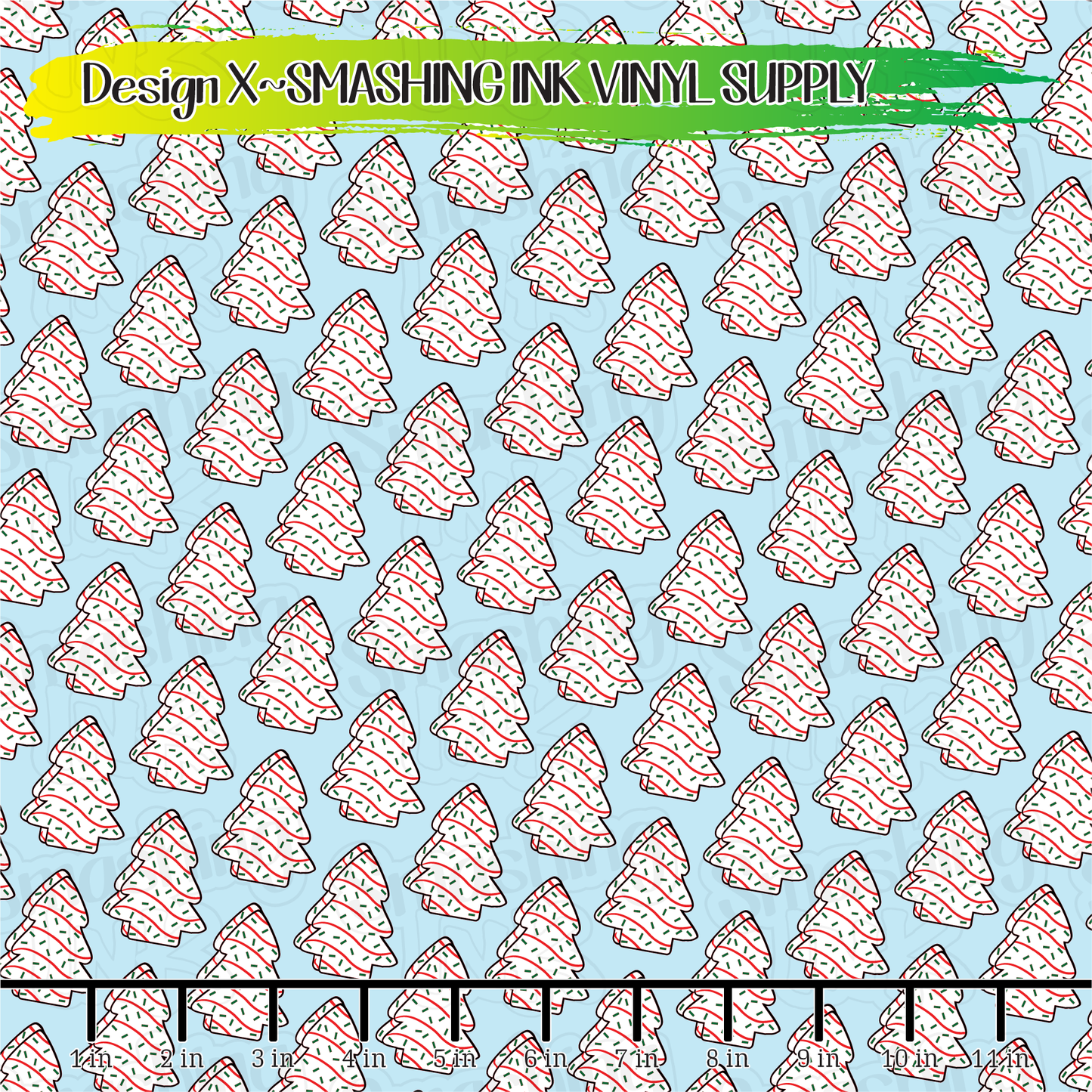 Christmas Cakes ★ Printed Sheets | Faux Leather | Laser Safe