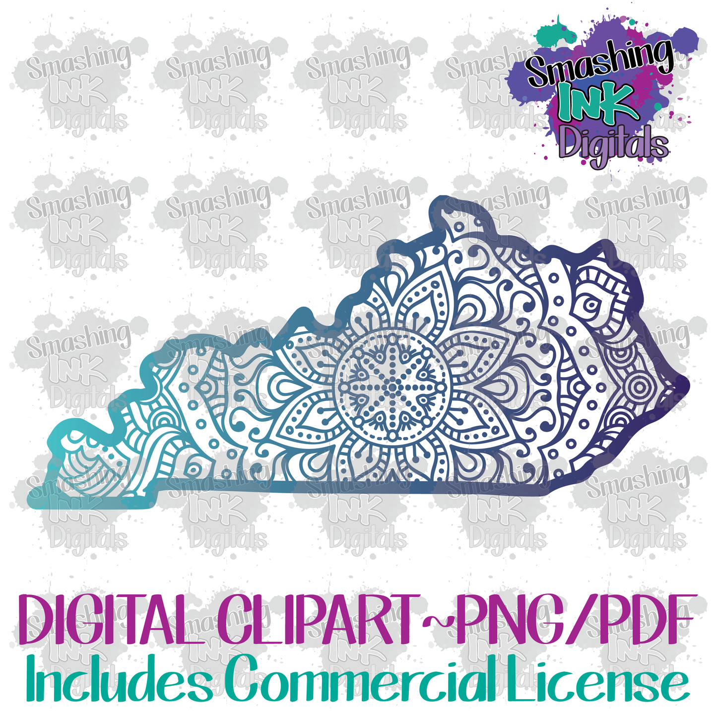 Kentucky Mandala - Printable Graphic