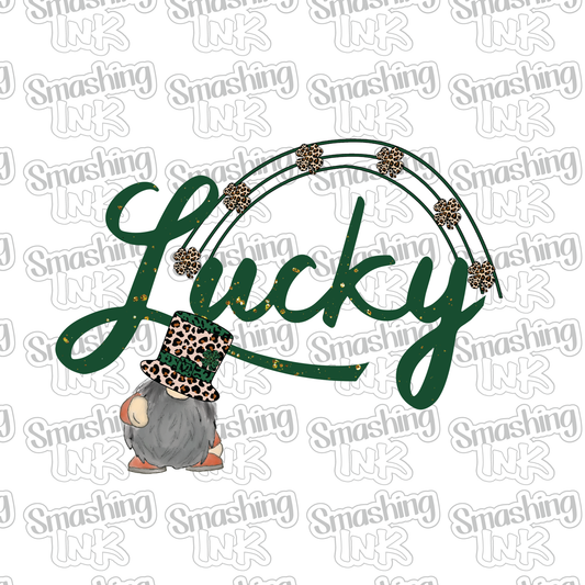 Lucky St. Patrick Gnome - Heat Transfer | DTF | Sublimation (TAT 3 BUS DAYS) [4B21-3HTV]