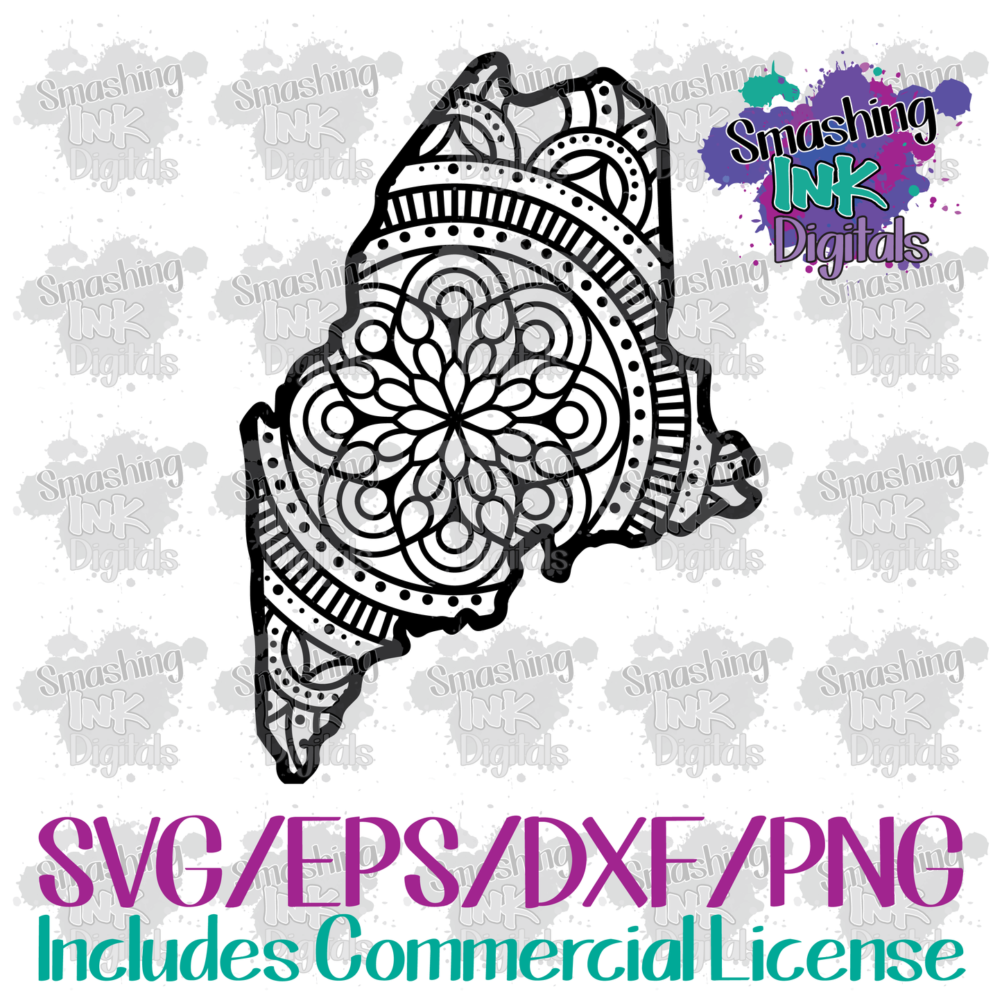 Maine Mandala - SVG Cutting File