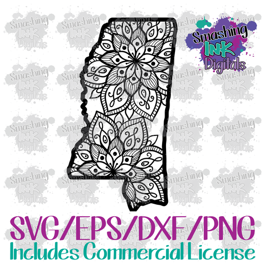 Mississippi Mandala - SVG Cutting File