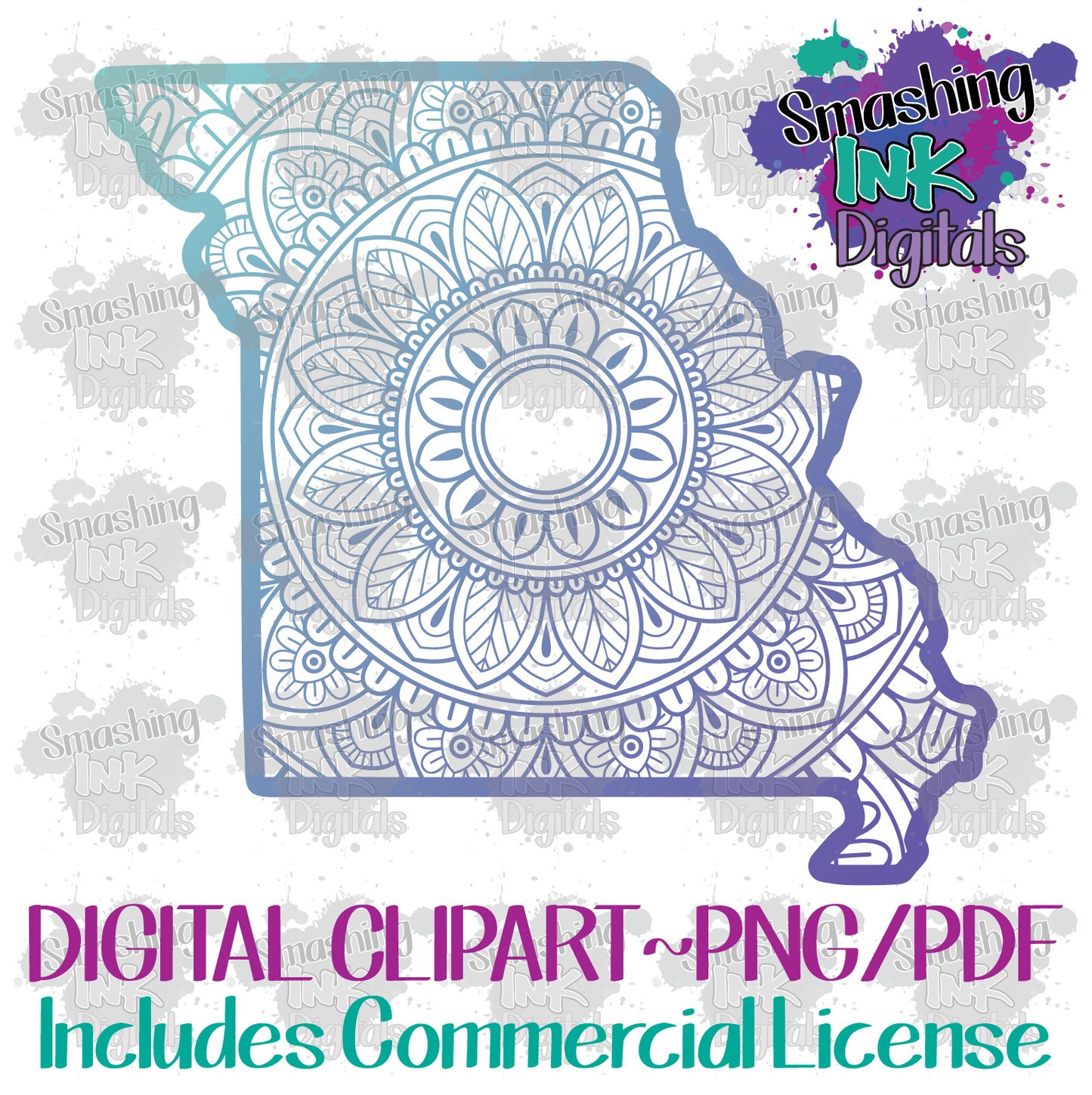 Missouri Mandala - Printable Graphic