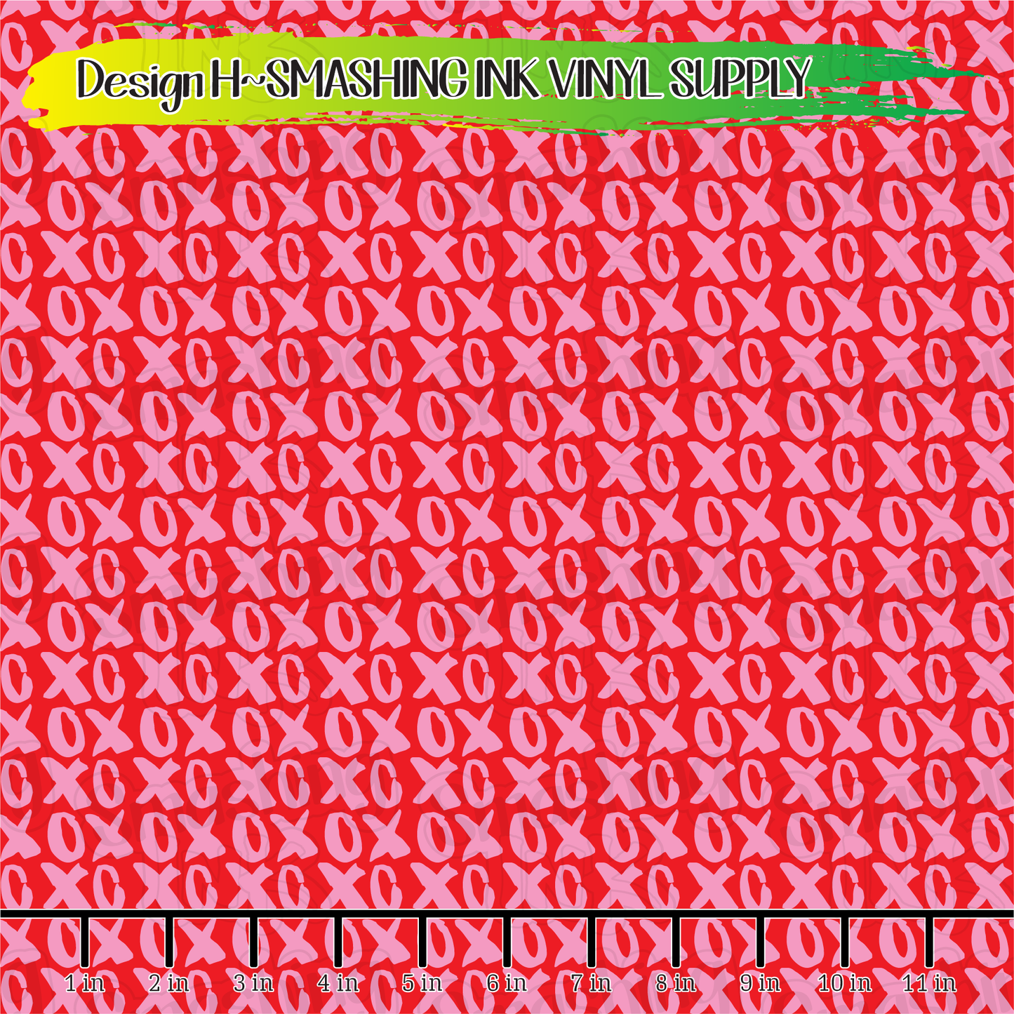 XOXO ★ Printed Vinyl Sheets | Faux Leather | Laser Safe