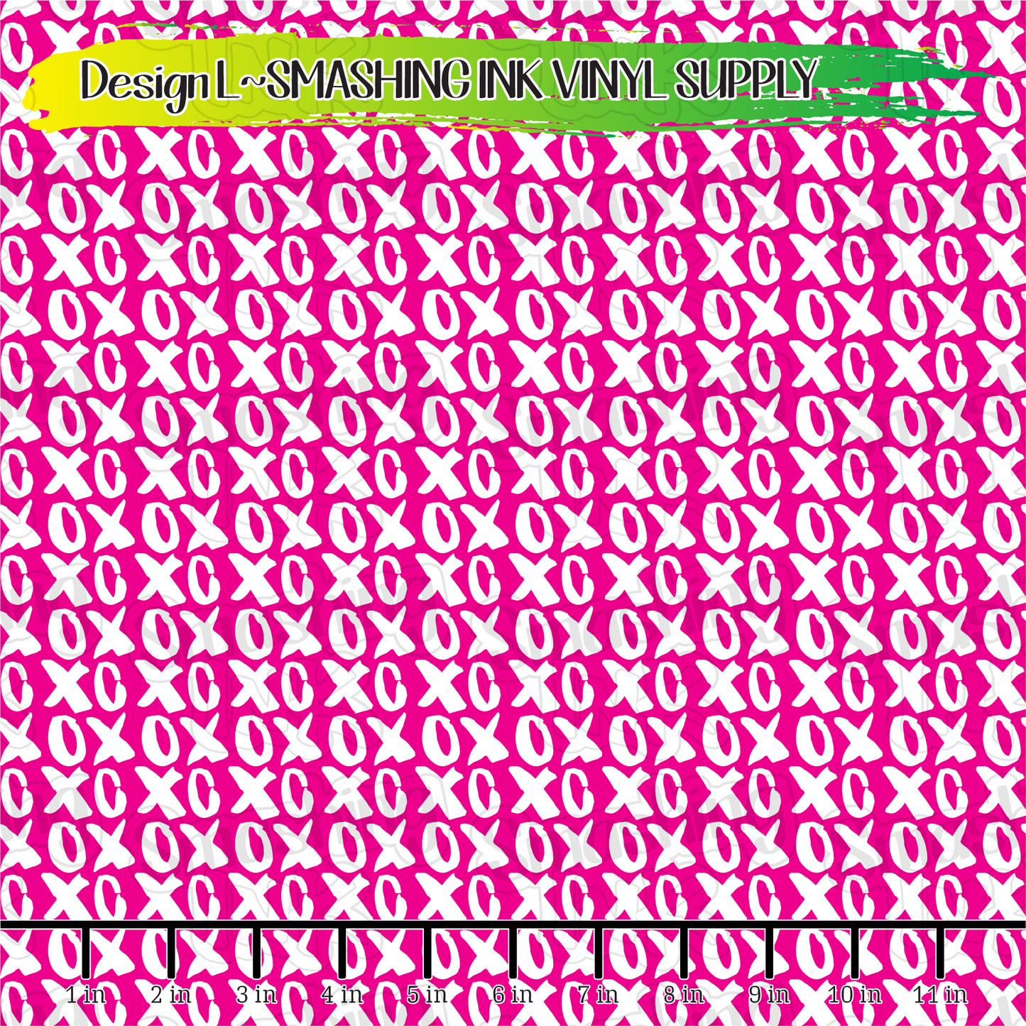 XOXO ★ Printed Vinyl Sheets | Faux Leather | Laser Safe