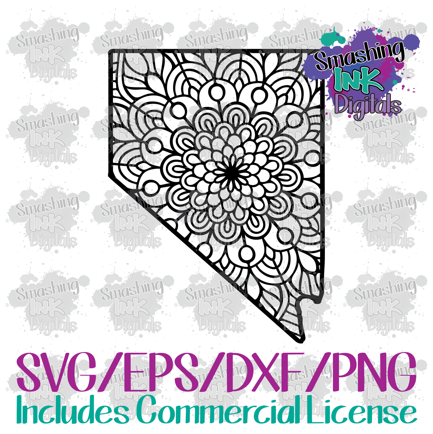 Nevada Mandala - SVG Cutting File