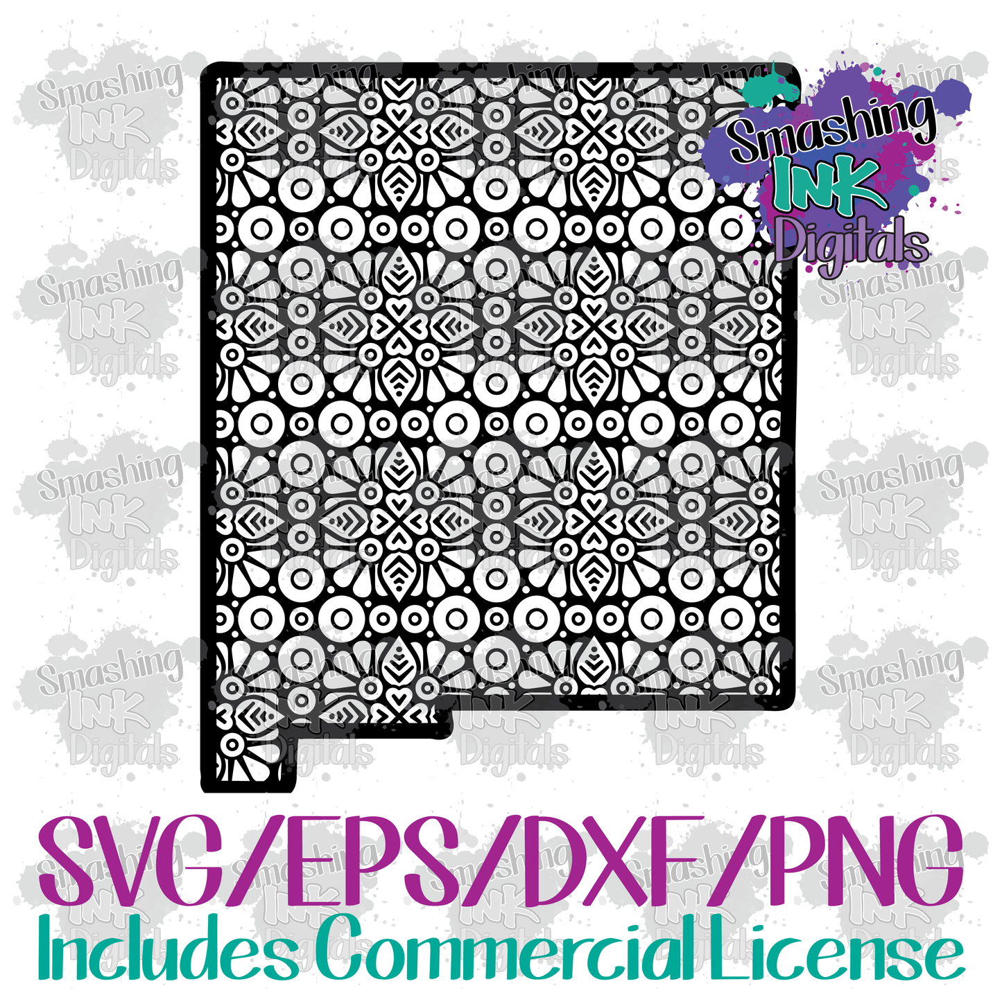 New Mexico Mandala - SVG Cutting File