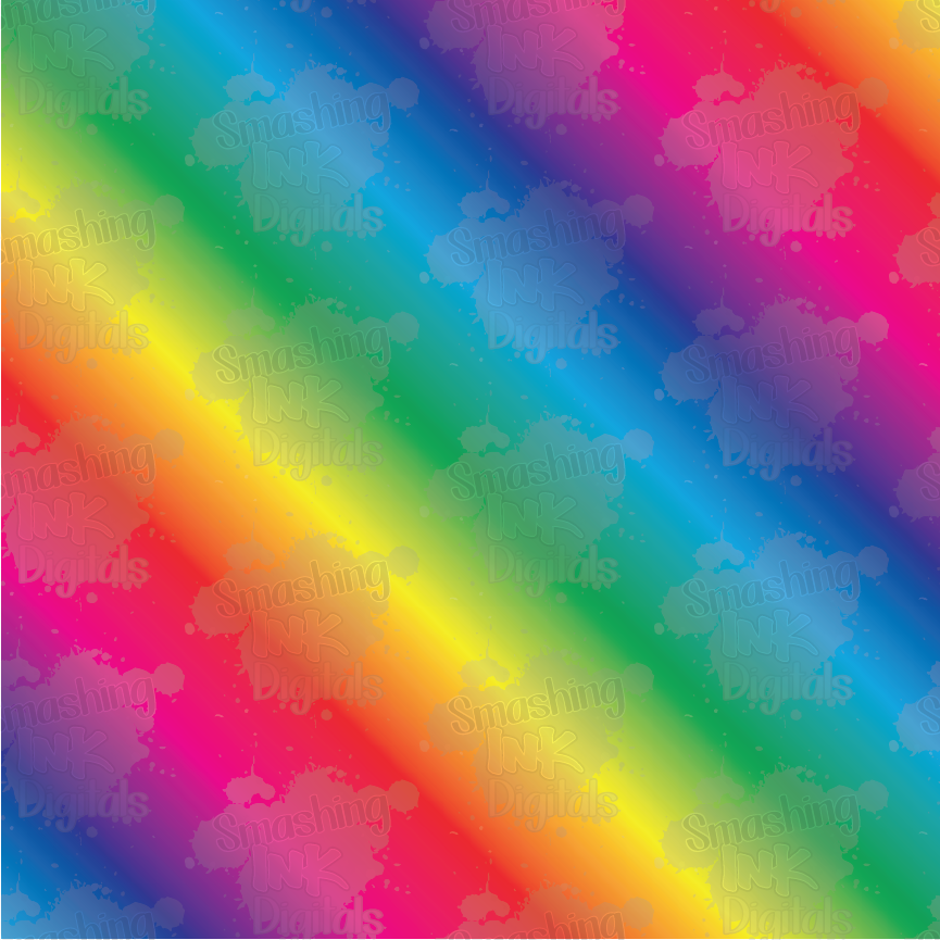 Rainbow Ombre - Digital Paper