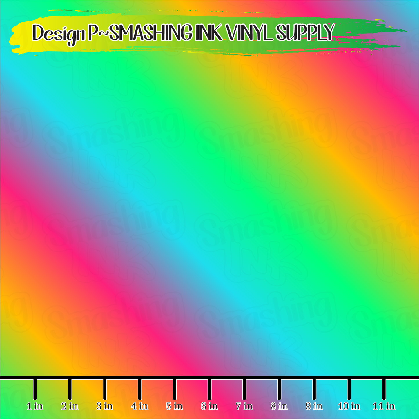 Rainbow Ombre ★ Printed Vinyl Sheets | Faux Leather | Laser Safe