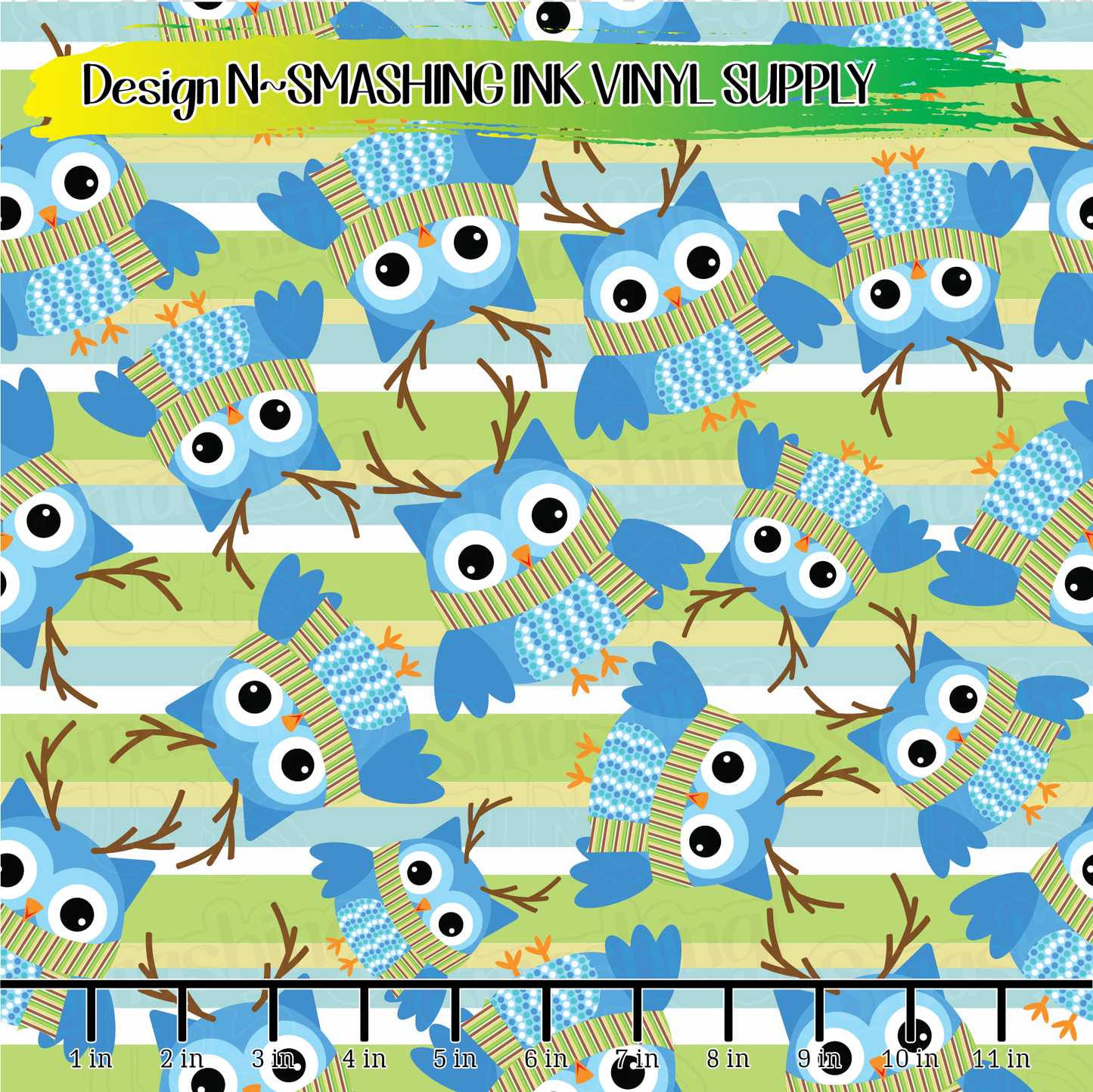 HORNEY OWLS ★ Printed Sheets | Faux Leather | Laser Safe