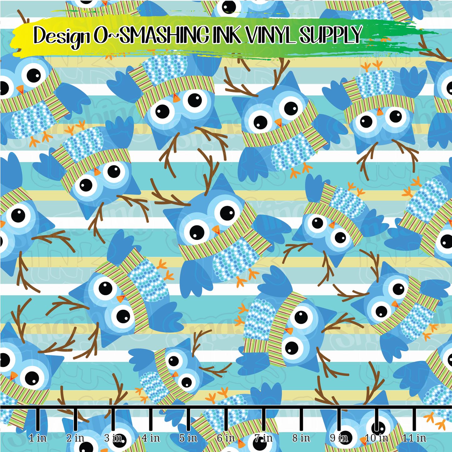 HORNEY OWLS ★ Printed Sheets | Faux Leather | Laser Safe