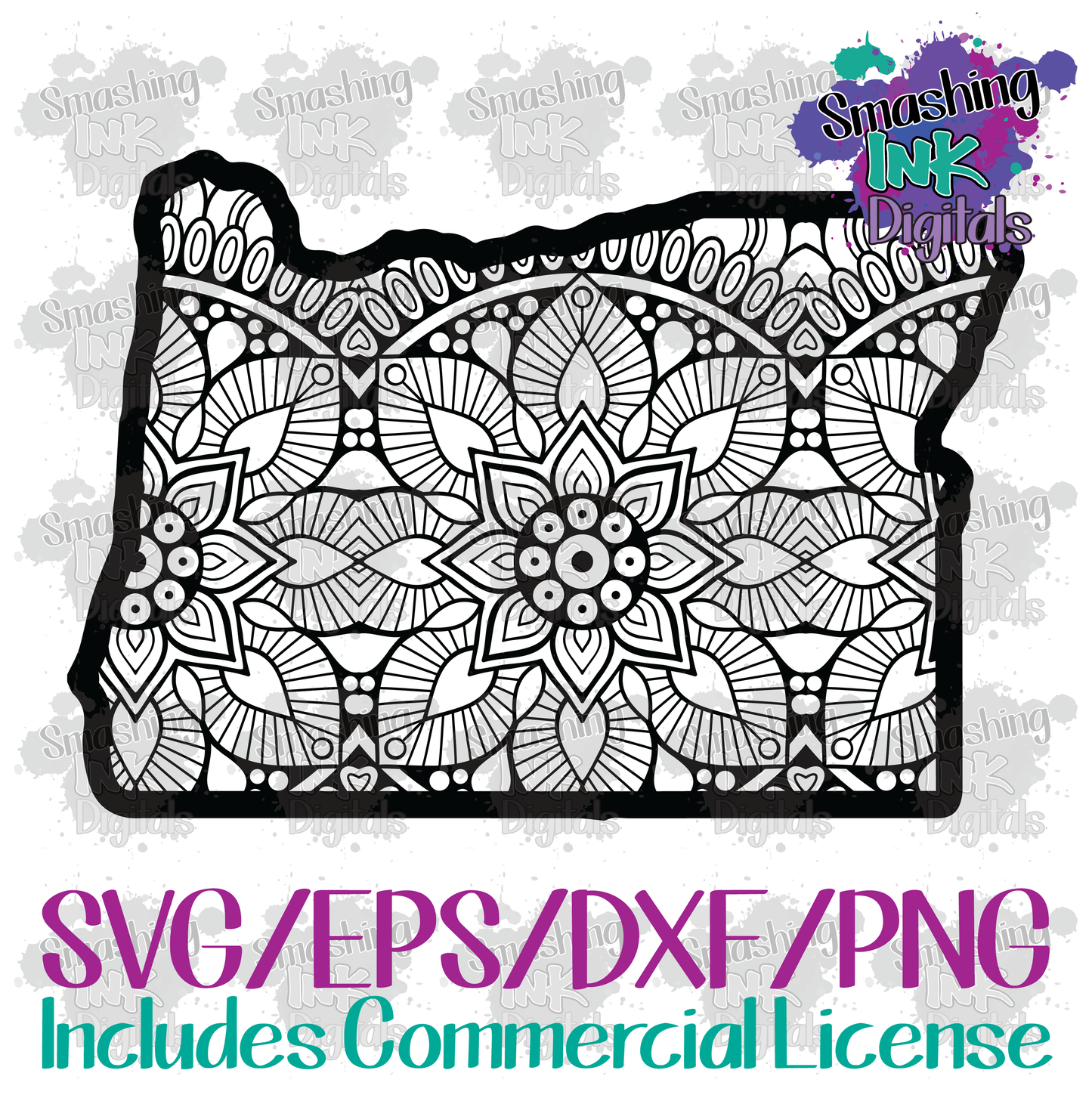 Oregon Mandala - SVG Cutting File