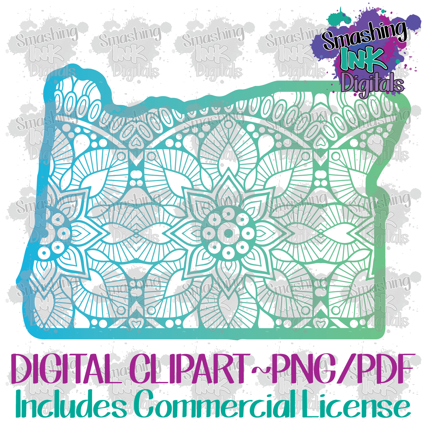 Oregon Mandala - Printable Graphic