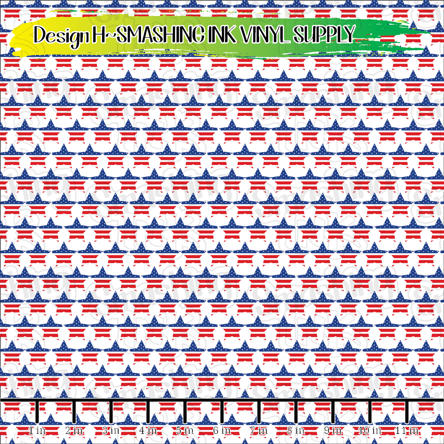 Small Scale Patriotic Patterns ★ Printed Vinyl Sheets | Faux Leather | Laser Safe