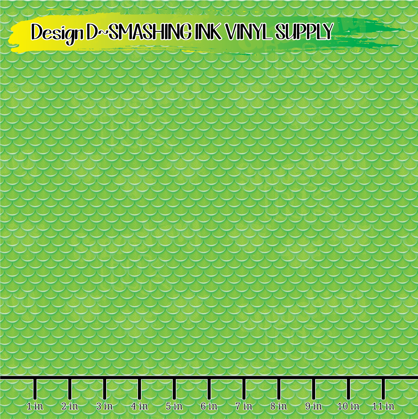 Green Mermaid Scales ★ Printed Vinyl Sheets | Faux Leather | Laser Safe
