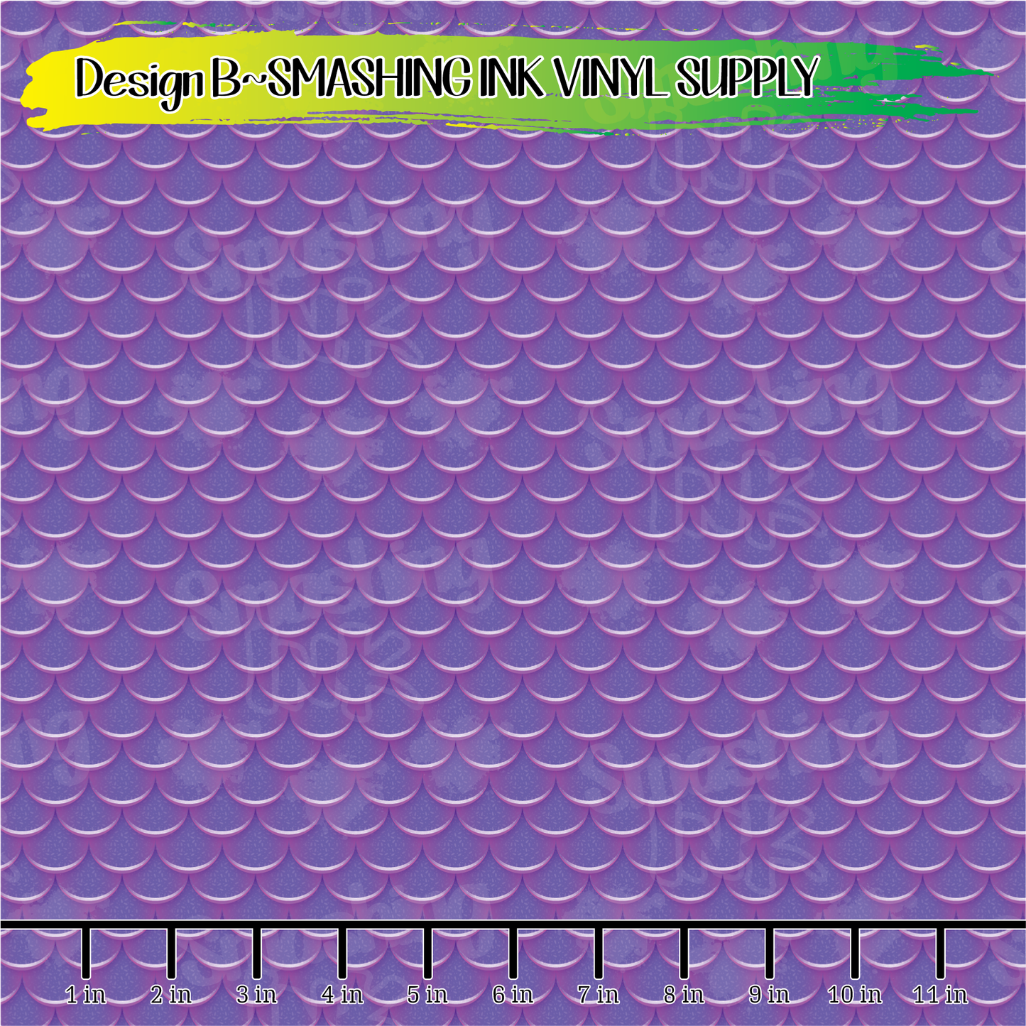 Purple Mermaid Scales ★ Laser Safe Adhesive Film (TAT 3 BUS DAYS)