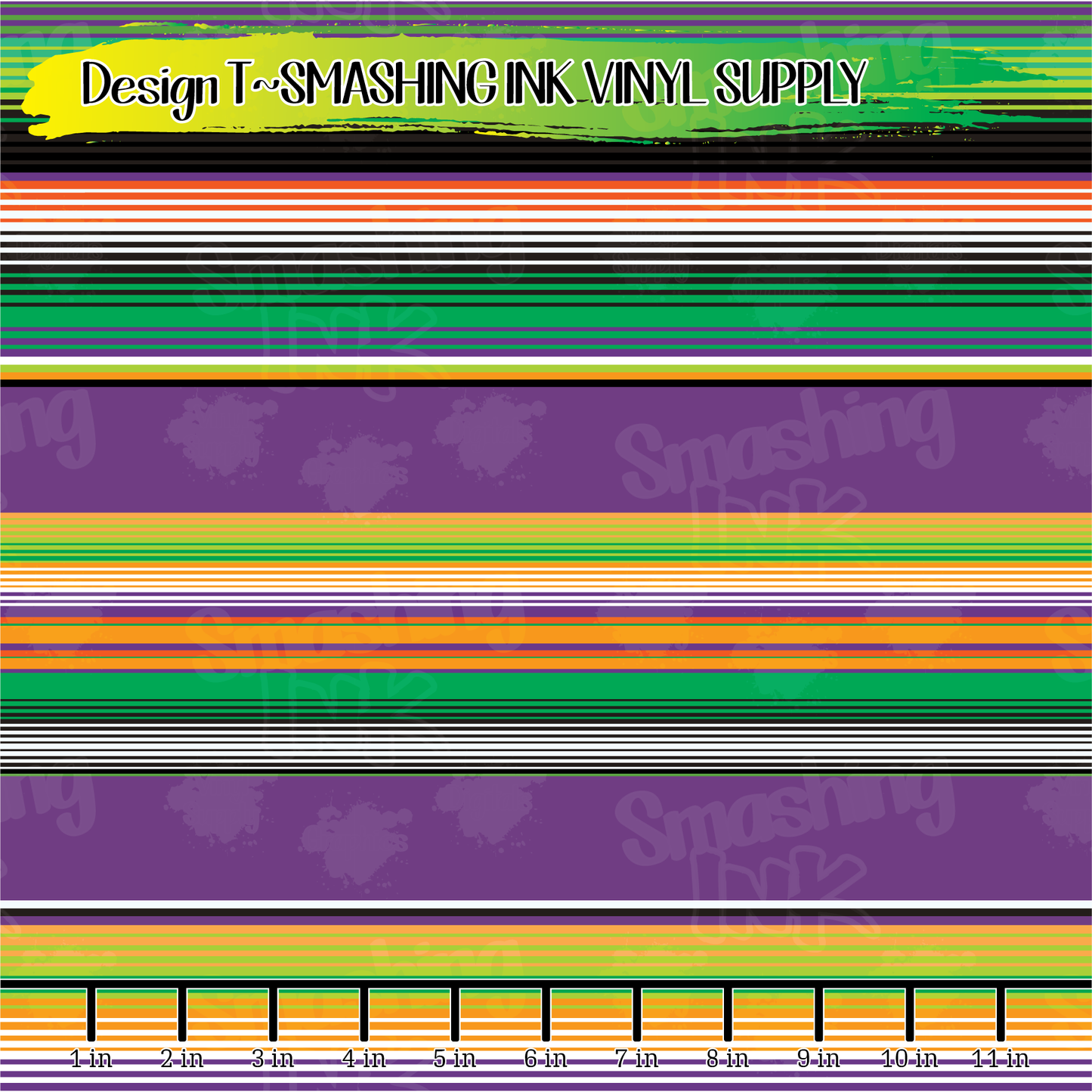 Halloween Serape ★ Printed Vinyl Sheets | Faux Leather | Laser Safe