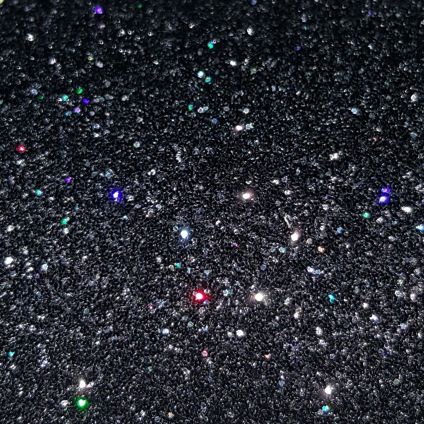 Rainbow Black - Glitter Flake Htv Gf