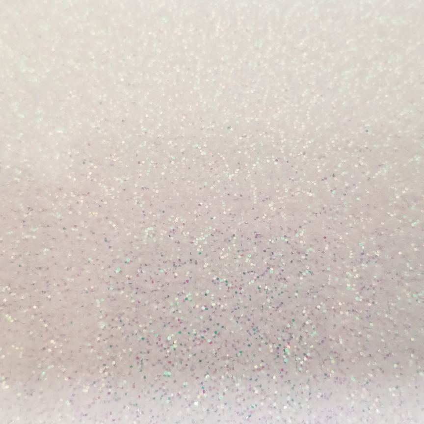 Rainbow White - Glitter Flake Htv Gf