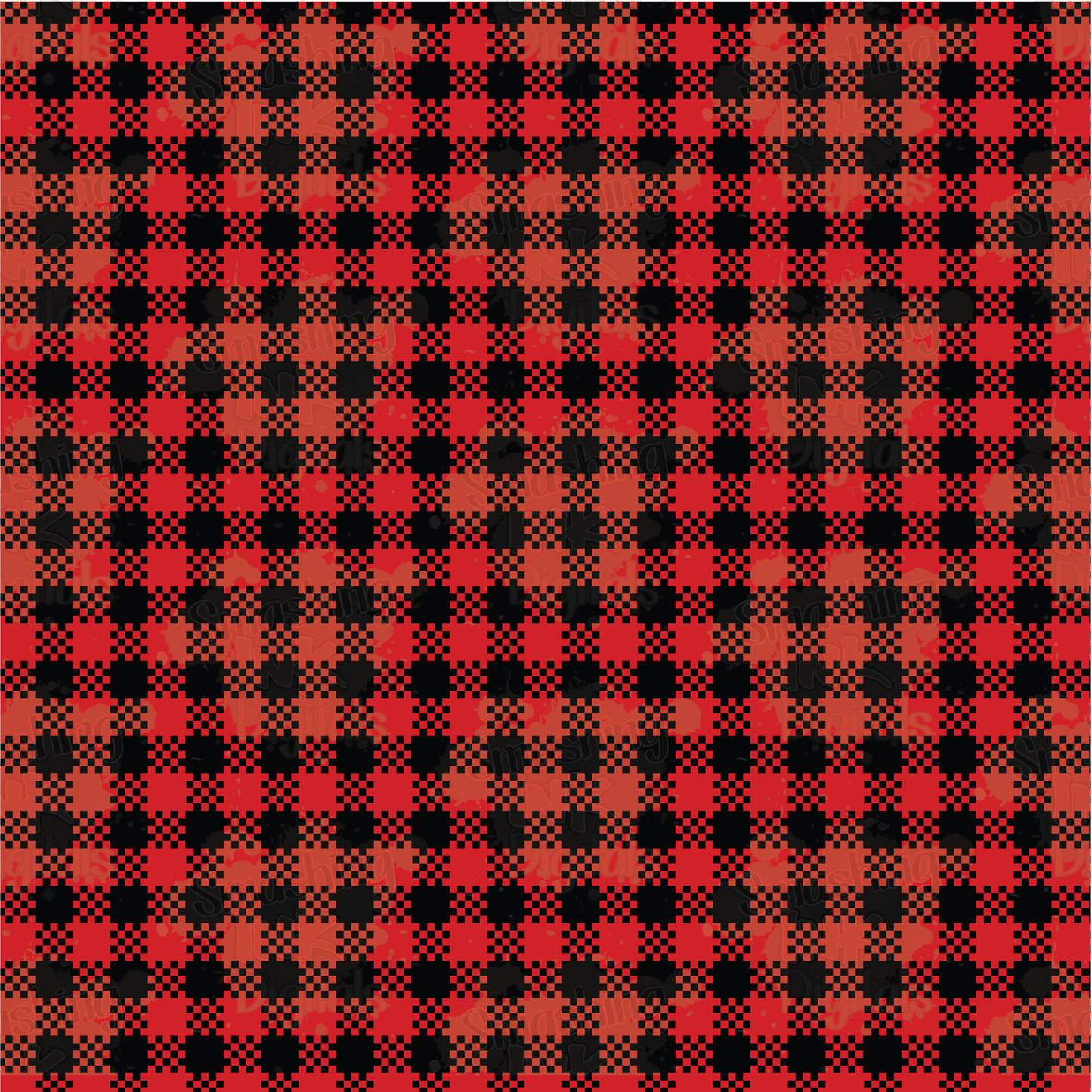 Red Buffalo Plaid - Digital Paper