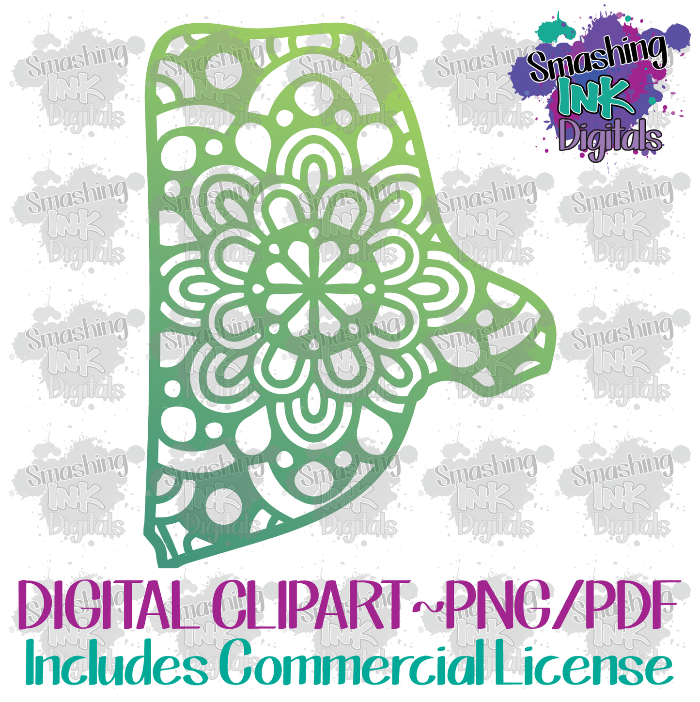 Rhode Island Mandala - Printable Graphic