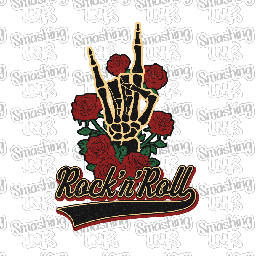 Rock N Roll - ready to press sublimation transfer print