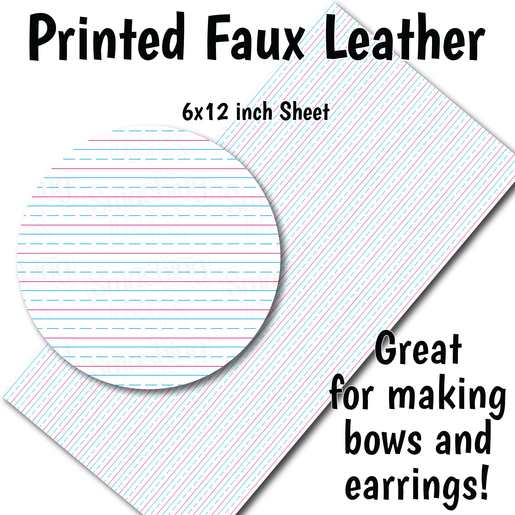 Writing Paper - Faux Leather Sheet – Smashing Ink Vinyl