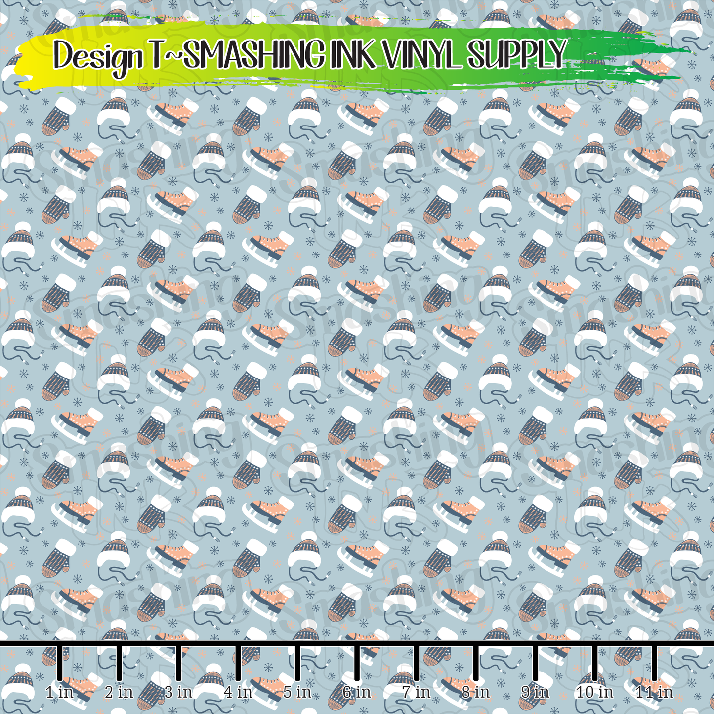 Winter Wonderland ★ Printed Vinyl Sheets | Faux Leather | Laser Safe