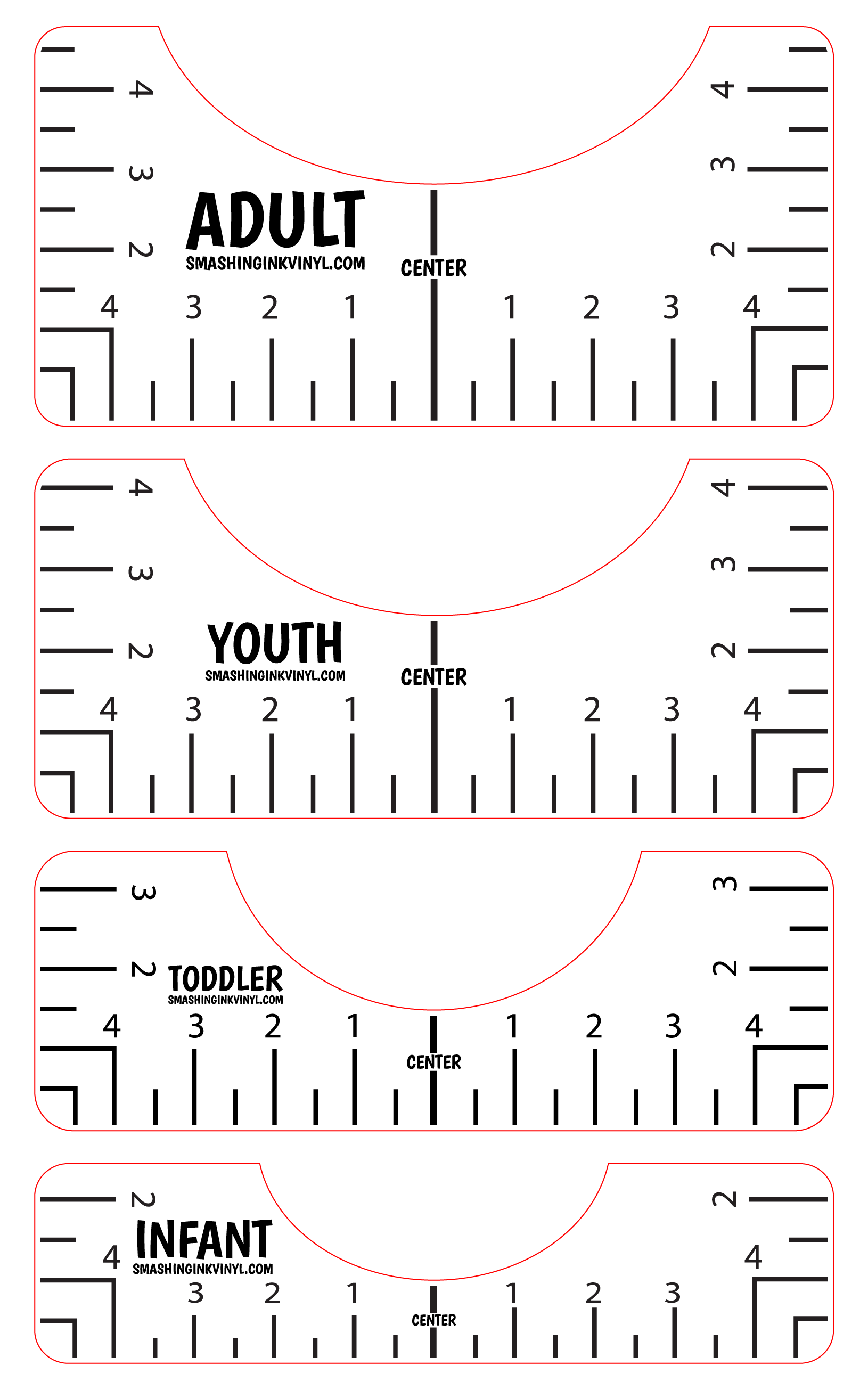 Child T-Shirt Ruler - Printable Ruler