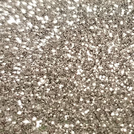 Silver - Glitter Flake Htv Gf