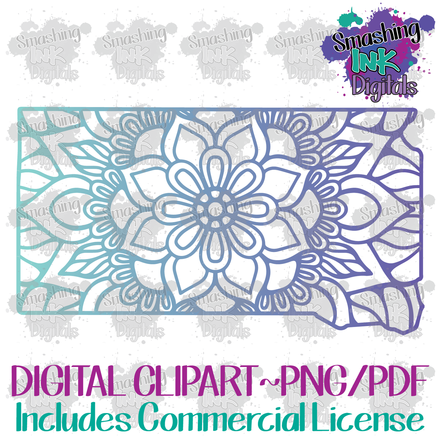 South Dakota Mandala - Printable Graphic