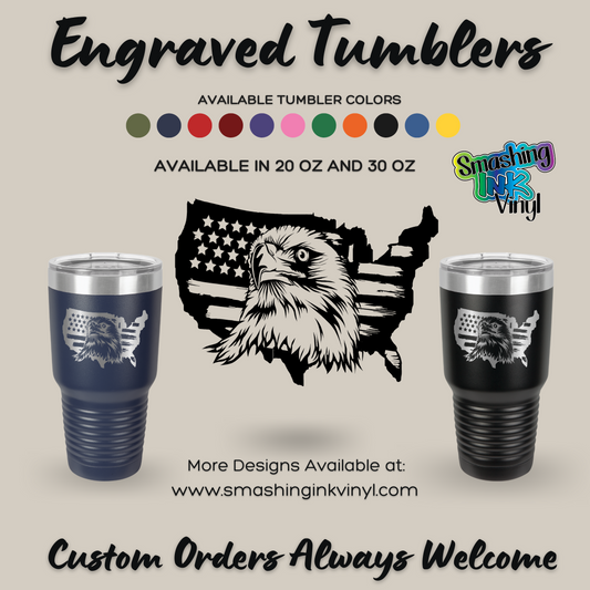 Eagle USA - Engraved Tumblers (TAT 3-5 BUS DAYS)