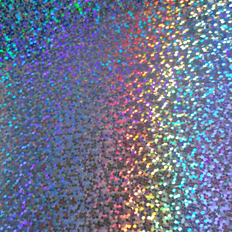 Silver - Holographic Sequin Vinyl Sequin