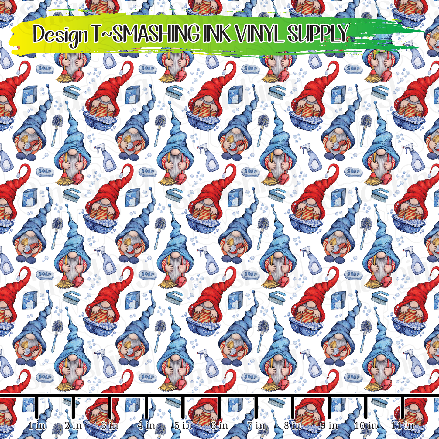 Chore Gnomes 2 ★ Printed Vinyl Sheets | Faux Leather | Laser Safe
