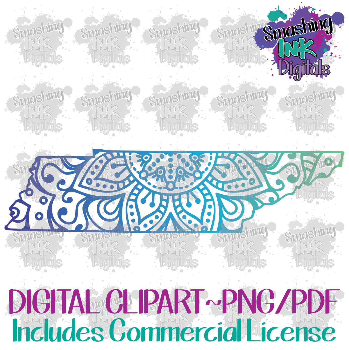 Tennessee Mandala - Printable Graphic