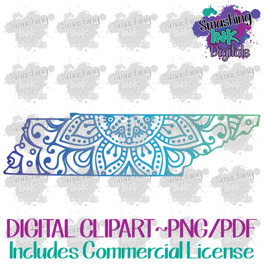 Tennessee Mandala - Printable Graphic