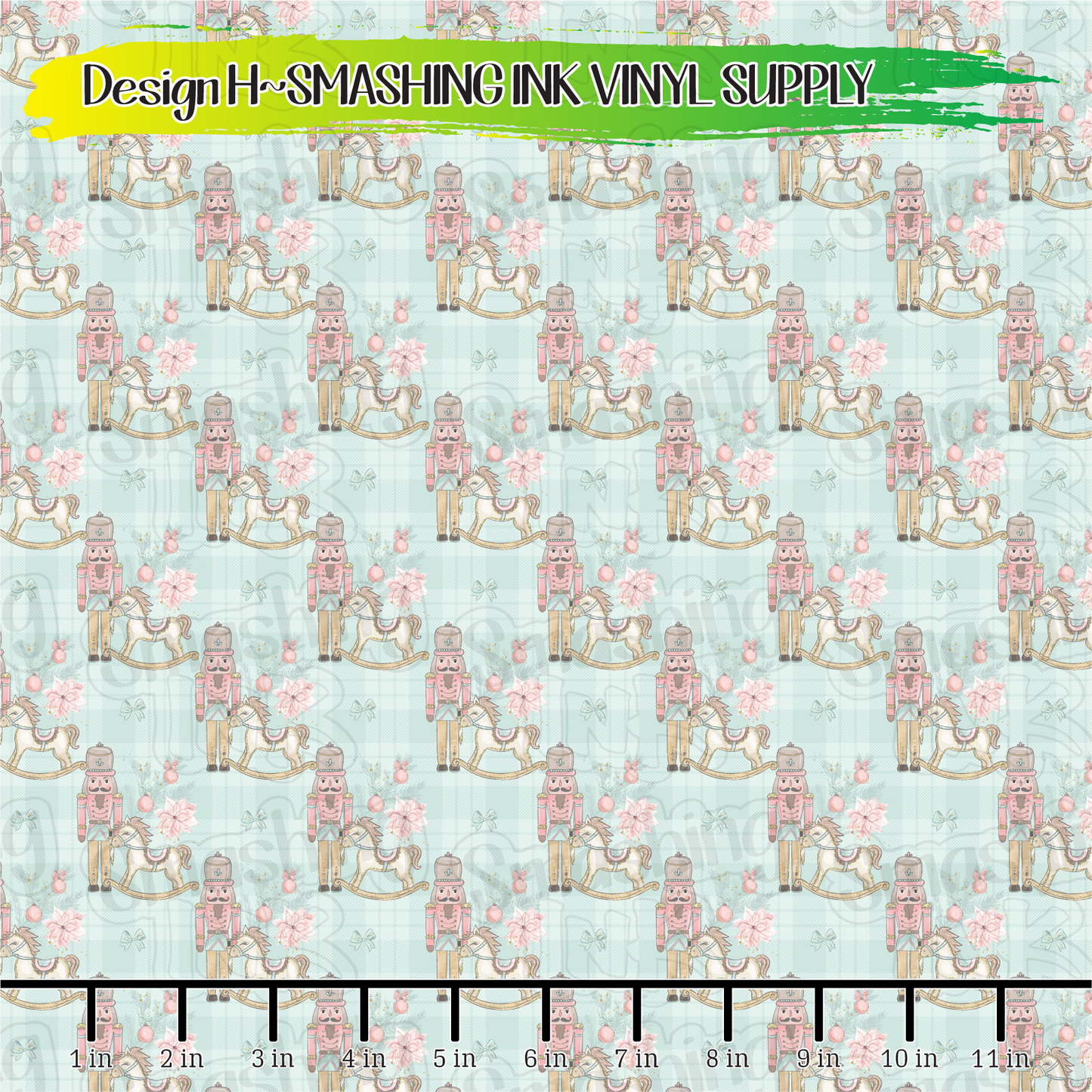 Pink Nutcrackers ★ Printed Vinyl Sheets | Faux Leather | Laser Safe